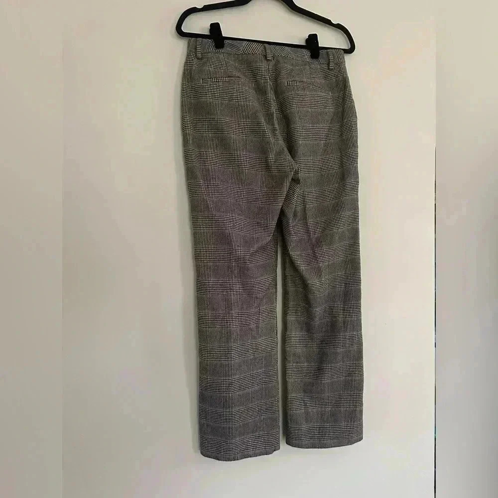 Vintage L.L. Bean cotton Houndstooth Pants 8P | Grandmacore - Picture 2 of 8